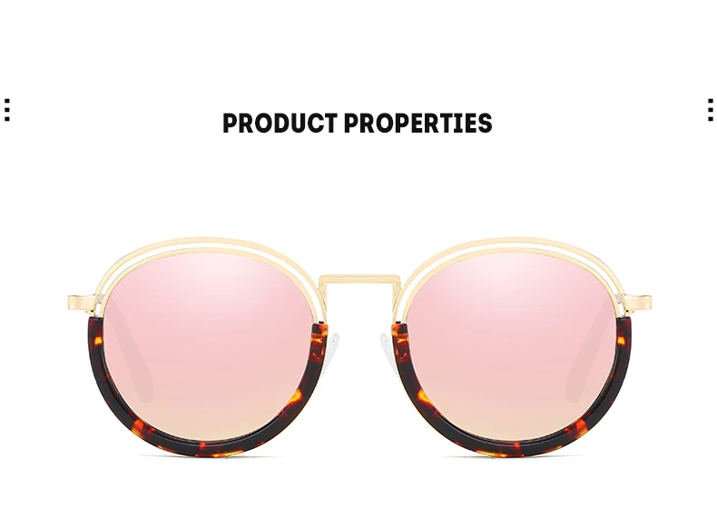 Sunglasses Women Vintage Round Sun Glasses Polarized Lens UV400 Anti Reflective Summer Polarized Women Snnglasses (14)