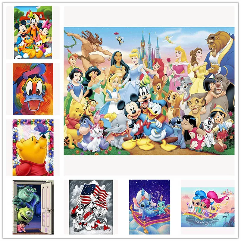 Full Square Diamond Mosaic 5d Diy Diamond Painting Disney Mickey Mouse Embroidery Pooh Round Diamond Cross Stitch Decoration
Full Square Diamond Mosaic 5d Diy Diamond Painting Disney Mickey Mouse Embroidery Pooh Round Diamond Cross Stitch Decoration