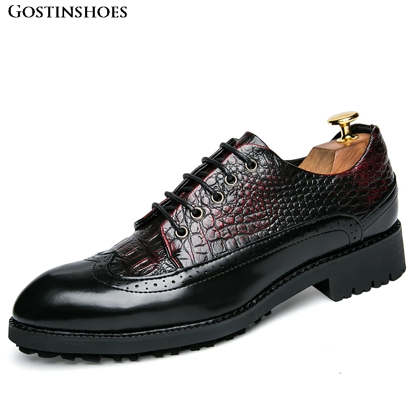Retro Pointed Toe Thick Bottomed Cow Buty Meskie Brogue Adults Chaussure Homme Man Tenis Masculino
Retro Pointed Toe Thick Bottomed Cow Buty Meskie Brogue Adults Chaussure Homme Man Tenis Masculino