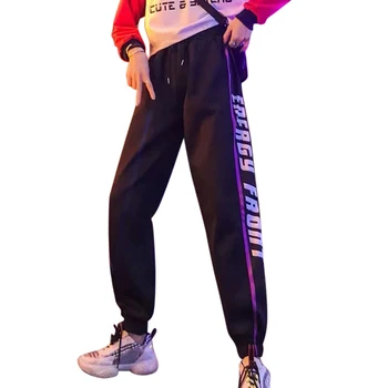 Women Casual Loose High-Elastic Sports Side Print Harajuku Feet Nine Points Pants New
Women Casual Loose High-Elastic Sports Side Print Harajuku Feet Nine Points Pants New