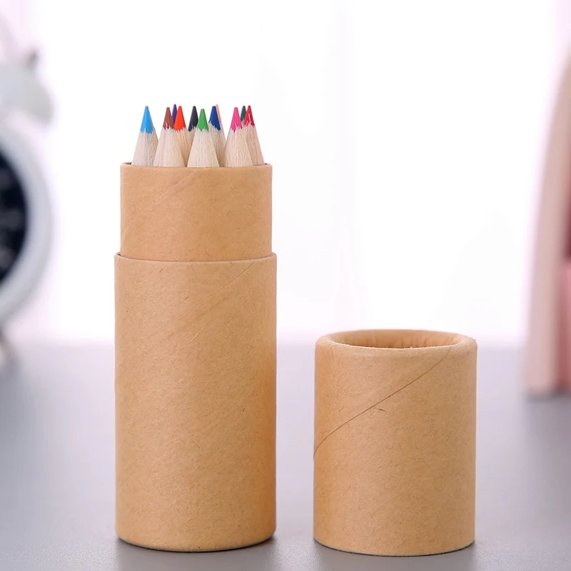 Pencil Sharpener Cover Drawing Color Lead Korea Stationery Kraft Paper Tube Pencil 12 Color with A 12Pcs
Pencil Sharpener Cover Drawing Color Lead Korea Stationery Kraft Paper Tube Pencil 12 Color with A 12Pcs