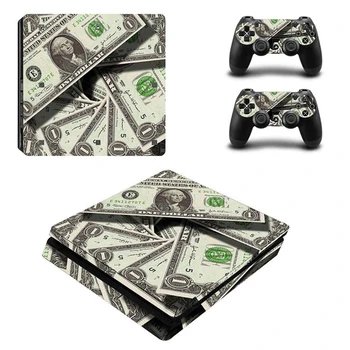 Cool Colorful Dollars Vinyl Skin Protective Sticker For Sony Playstation 4 Slim Console + 2 Controllers Wrap Skin For PS4 Slim
Cool Colorful Dollars Vinyl Skin Protective Sticker For Sony Playstation 4 Slim Console + 2 Controllers Wrap Skin For PS4 Slim