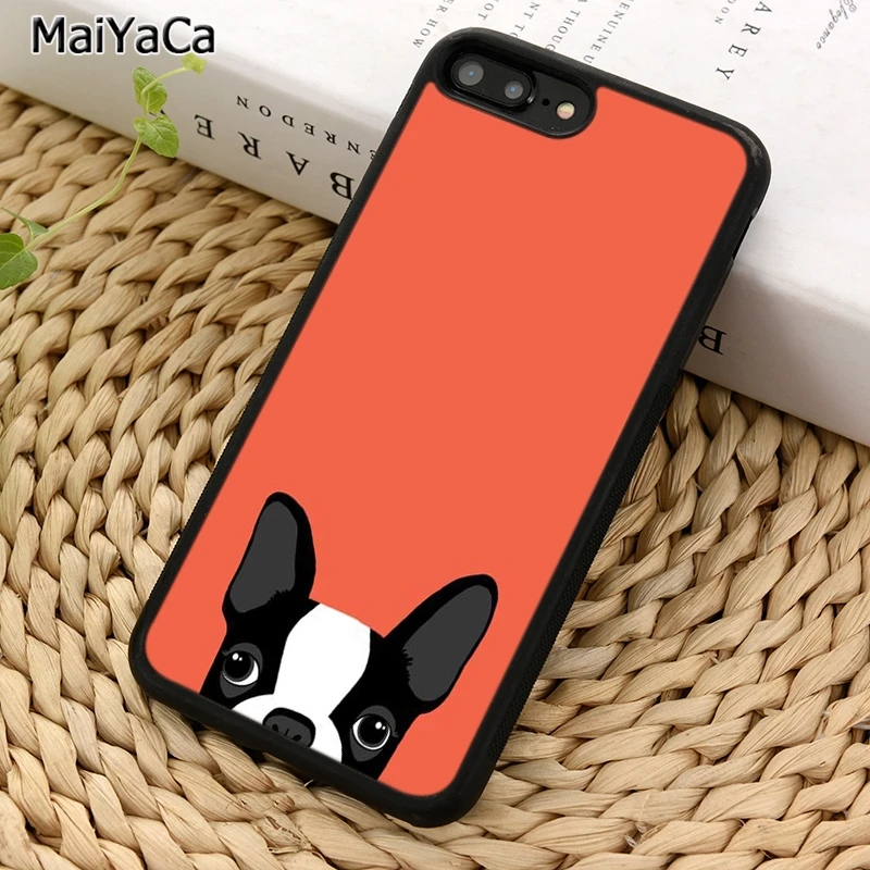 Чехол MaiYaCa для телефона с французским бульдогом iPhone X XR XS 11 12 Pro MAX 5 6 7 8 Plus Samsung Galaxy S7