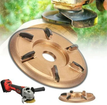 6 Teeth 22 hole gold Power Wood Carving Cutter Disc Milling Attachment For Angle Grinder Tool accessories
6 Teeth 22 hole gold Power Wood Carving Cutter Disc Milling Attachment For Angle Grinder Tool accessories