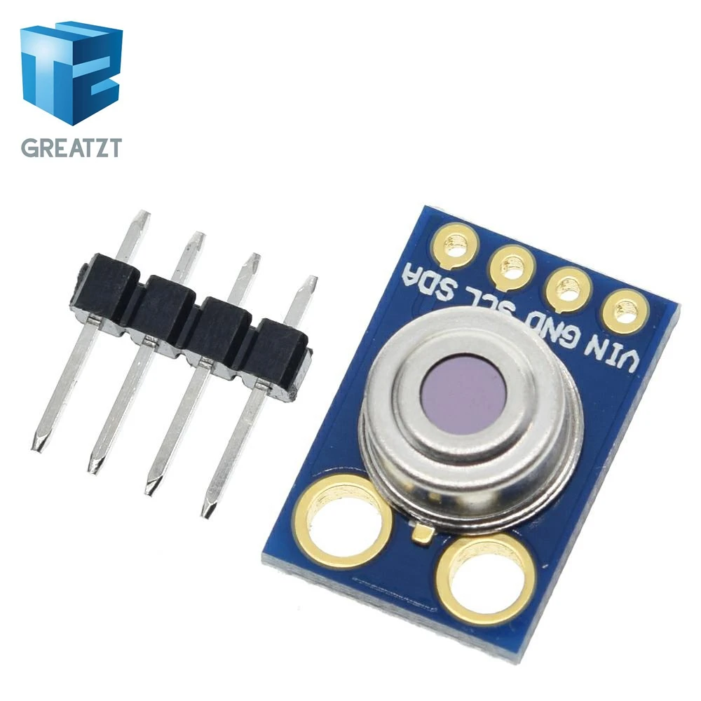 GREATZT GY-906 MLX90614ESF New MLX90614 Contactless Temperature Sensor Module For Arduino Compatible
GREATZT GY-906 MLX90614ESF New MLX90614 Contactless Temperature Sensor Module For Arduino Compatible