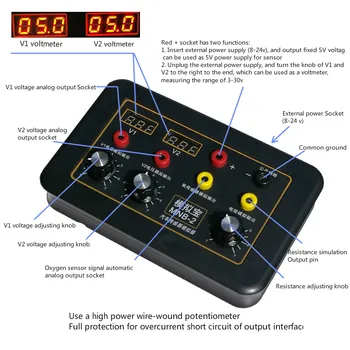 Automotive Sensor Signal Analog Box Automobile Signal Generator MNB-2 Automobile Computer Repair Detection Simulation Tool
Automotive Sensor Signal Analog Box Automobile Signal Generator MNB-2 Automobile Computer Repair Detection Simulation Tool