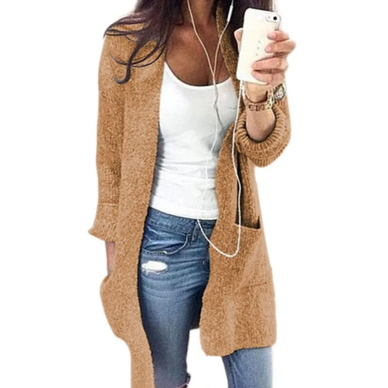 Fashion New Arrival Autumn Solid Loose Cardigan Women Open Stitch Knitted Cardigan Sweater Female Coat Clothes Plus Size 5XL 
Fashion New Arrival Autumn Solid Loose Cardigan Women Open Stitch Knitted Cardigan Sweater Female Coat Clothes Plus Size 5XL