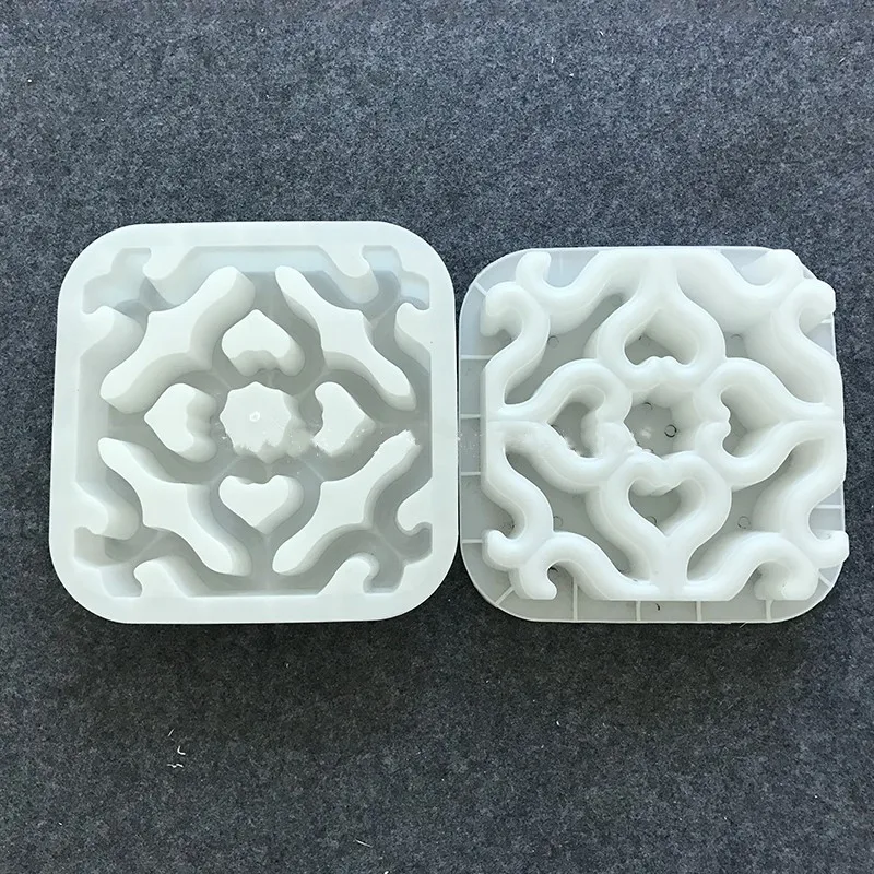 Description Picture 5 of itemCement Antique Brick Mold Square Garden wall Making Brick Mould 3D Carving Anti-Slip Concrete Plastic Paving Molds 30x30x6cm