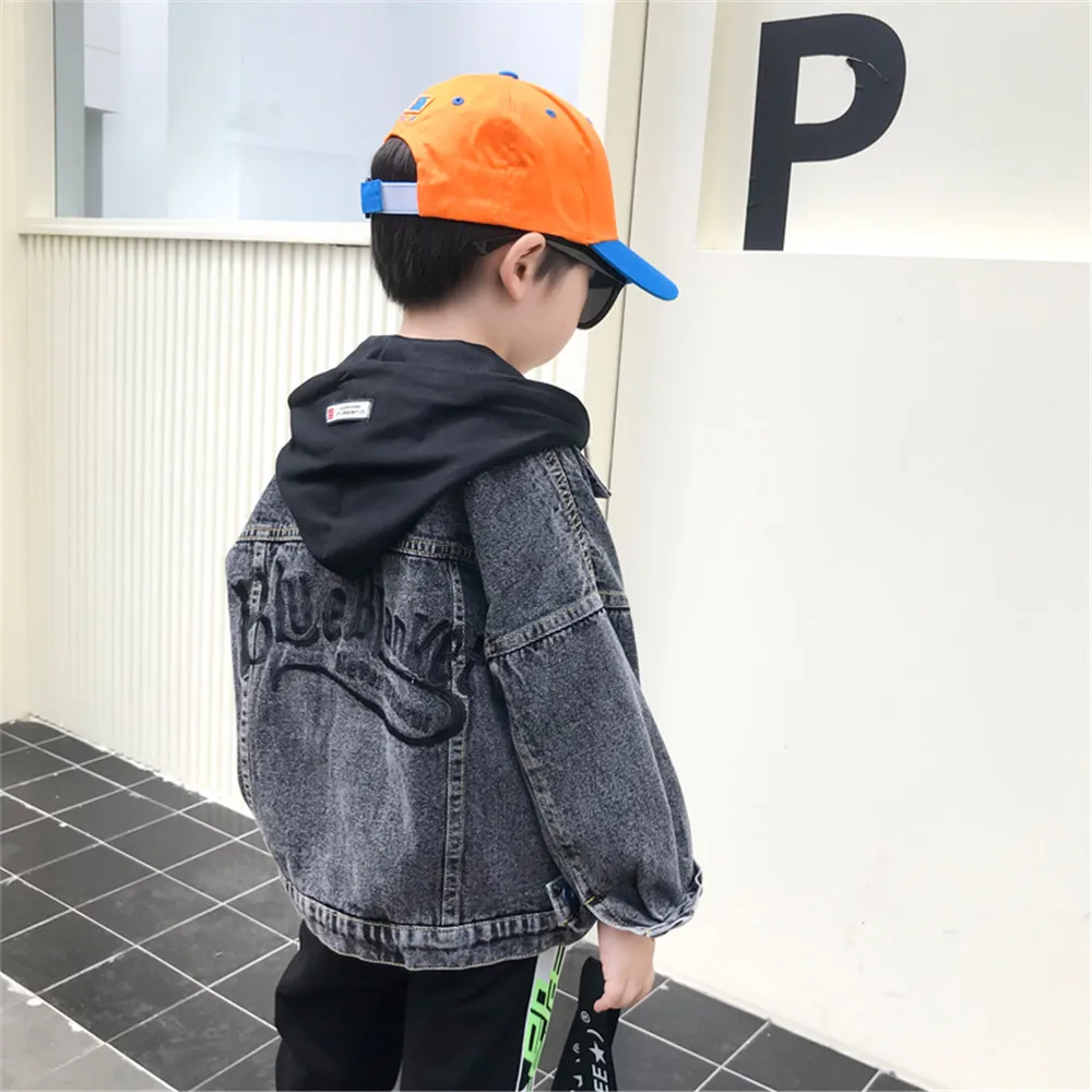 Jeans Jacket Boys Kids Denim 2022 Spring with Hood Motorcycle Coat Outerwear Baby Outfit Children Windbreaker 2 3 4 5 6 Years
Jeans Jacket Boys Kids Denim 2022 Spring with Hood Motorcycle Coat Outerwear Baby Outfit Children Windbreaker 2 3 4 5 6 Years