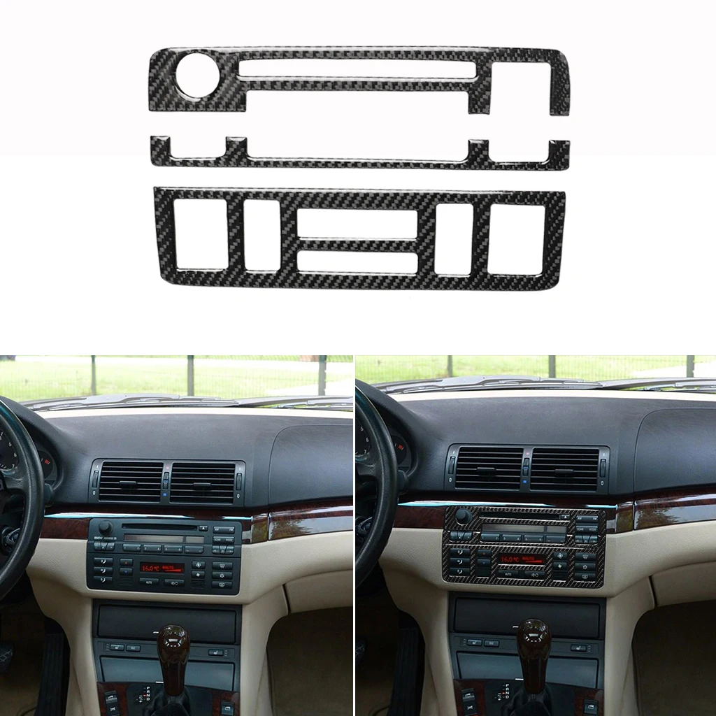 Carbon Fiber Car CD Central Control Panel Cover Frame Panel Sticker For BMW 3 Series E46 1998-2004 Decoration M Accessories
Carbon Fiber Car CD Central Control Panel Cover Frame Panel Sticker For BMW 3 Series E46 1998-2004 Decoration M Accessories
