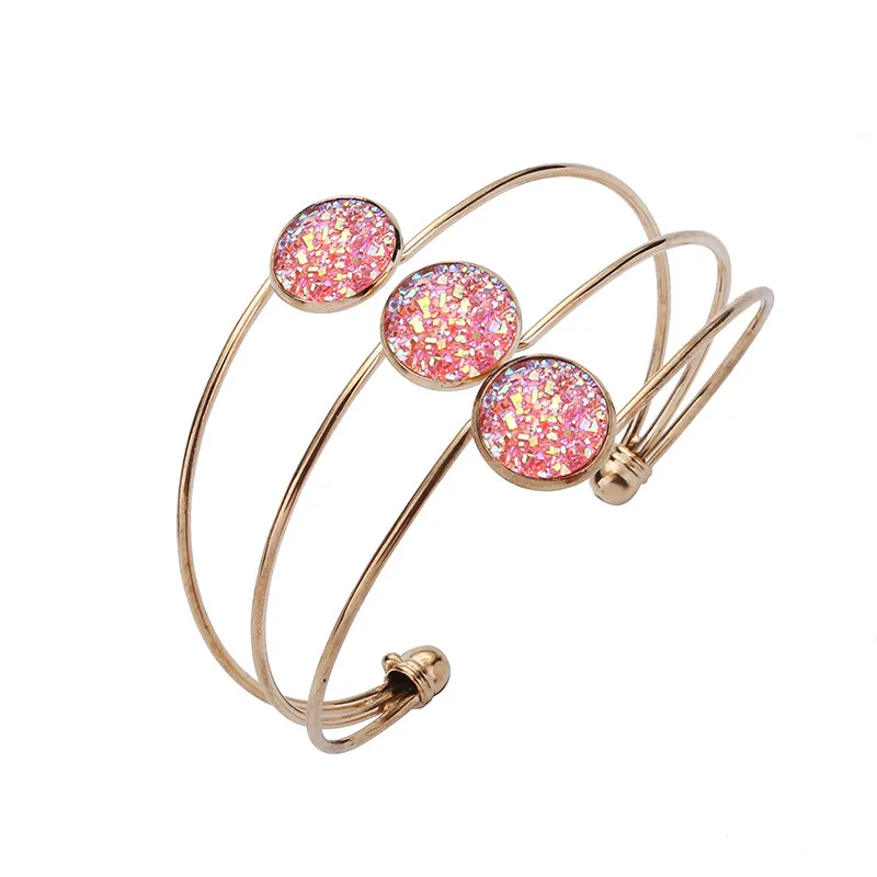 Fashion Bracelet 12 Colors With Multi-color Three-layer Crystal Cluster Love Bracelet Charm Ladies Jewelry Natural Stone Gift
Fashion Bracelet 12 Colors With Multi-color Three-layer Crystal Cluster Love Bracelet Charm Ladies Jewelry Natural Stone Gift