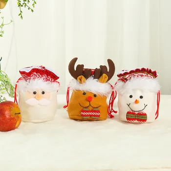 Christmas Drawstring Bag Non-woven Fabric Tote Bag Reusable Gift Apple Bag Foldable String Bag Cartoon Santa Claus Snowman Elk
Christmas Drawstring Bag Non-woven Fabric Tote Bag Reusable Gift Apple Bag Foldable String Bag Cartoon Santa Claus Snowman Elk