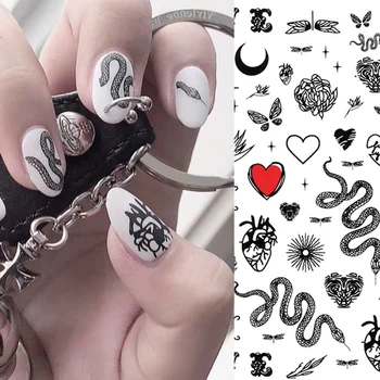 Snake Pattern Nail Art Stickers Flower Butterfly Design 3D Transfer Stickers Decals Nail Art Decoration Tip Slider Accessory
Snake Pattern Nail Art Stickers Flower Butterfly Design 3D Transfer Stickers Decals Nail Art Decoration Tip Slider Accessory