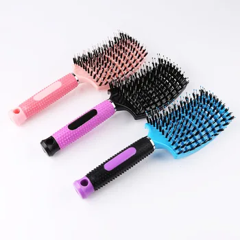 Pro Women Hair Scalp Massage Comb Bristle & Nylon Hairbrush Wet Curly Detangle Hair Brush for Salon Hairdressing Styling Tools
Pro Women Hair Scalp Massage Comb Bristle & Nylon Hairbrush Wet Curly Detangle Hair Brush for Salon Hairdressing Styling Tools