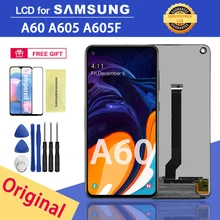 Bloc écran tactile LCD, 6.3 pouces, pour Samsung Galaxy A60 M40 A606, Original=