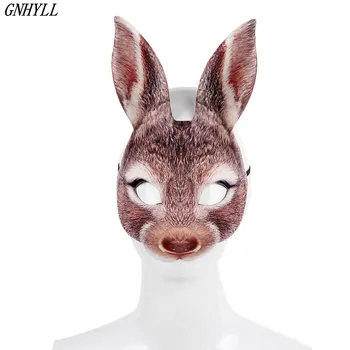 GNHYLL 3D Party Animal Realstic EVA Black And White Adult Anime Face Cosplay Masquerade Bunny Ears Rabbit Mask
GNHYLL 3D Party Animal Realstic EVA Black And White Adult Anime Face Cosplay Masquerade Bunny Ears Rabbit Mask