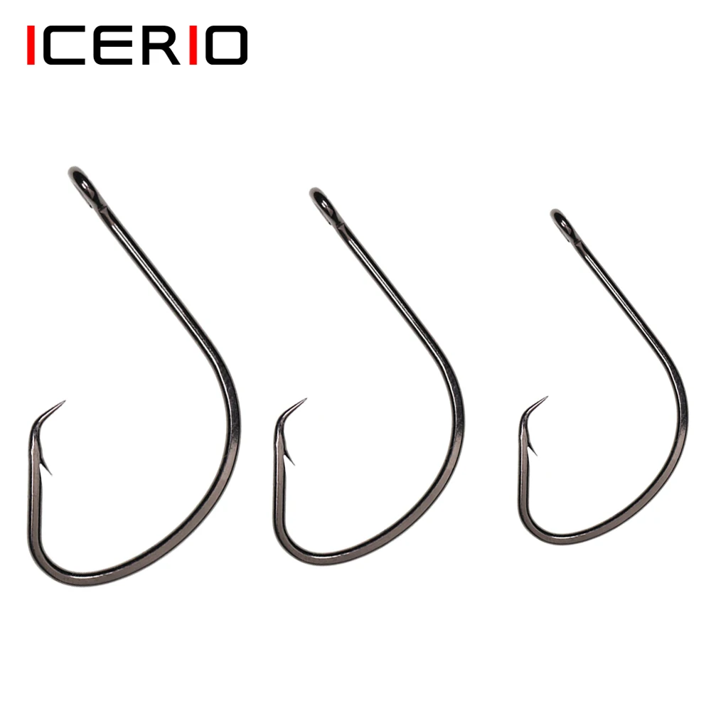 ICERIO 100PCS Snapper Snatcher Flasher Rig Circle Hook Black Nickel High Carbon Steel Forged Octopus Hooks
ICERIO 100PCS Snapper Snatcher Flasher Rig Circle Hook Black Nickel High Carbon Steel Forged Octopus Hooks