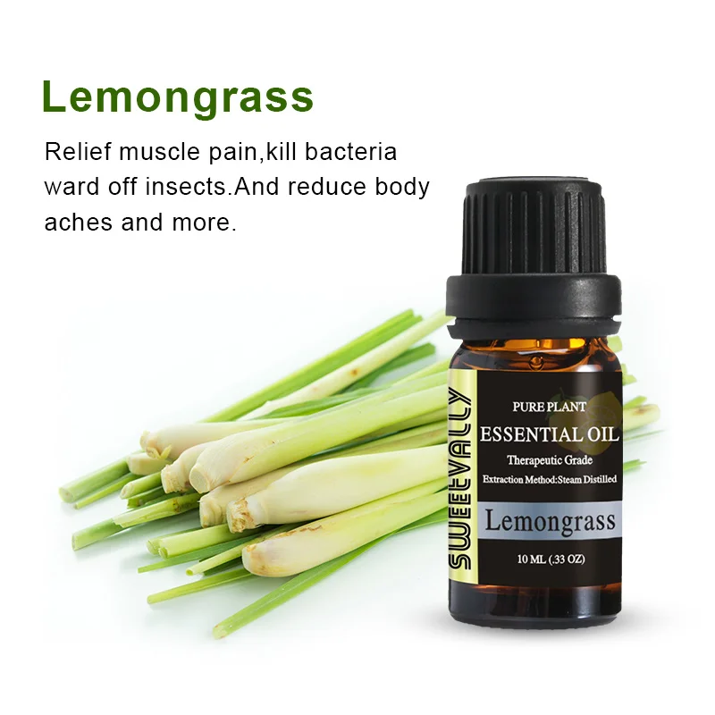 10ml Lemongrass Essential Oil Natural Plant Aromatherapy Help Sleep Fragrance Essential Oils for Home Air Humidifier Freshener
10ml Lemongrass Essential Oil Natural Plant Aromatherapy Help Sleep Fragrance Essential Oils for Home Air Humidifier Freshener