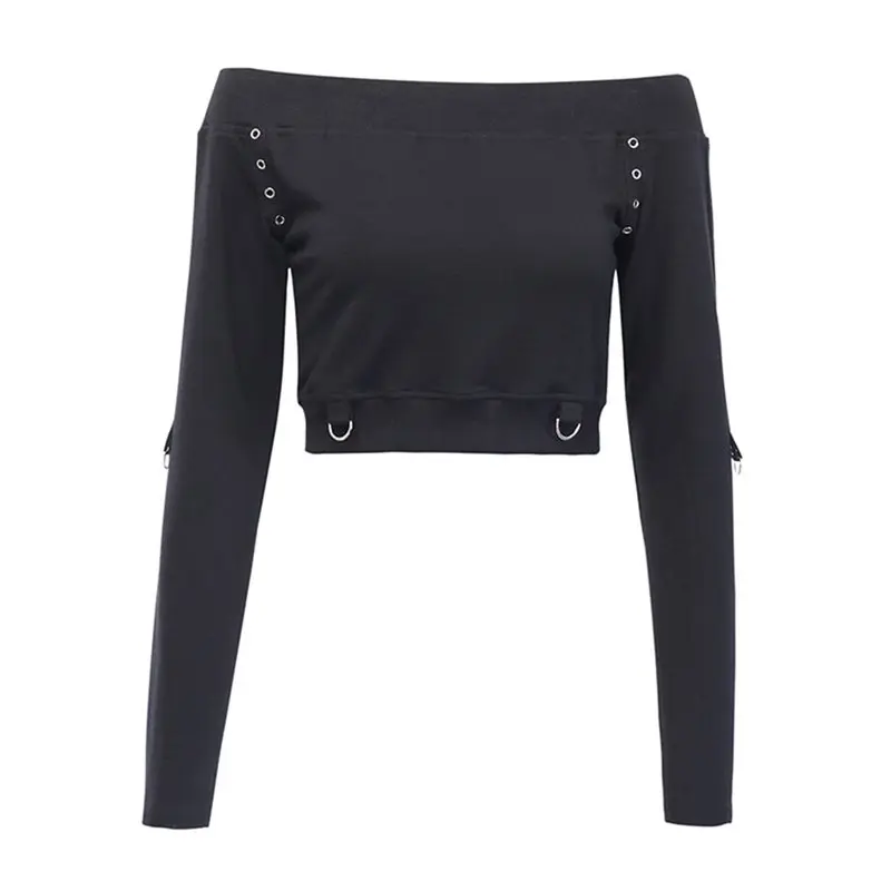 Gothic Casual Loose Punk Style Short Sweatshirt Preppy Moto Hip Hop Round Neck Warm Top 2019 Autumn Winter Women Fashion Clothes
Gothic Casual Loose Punk Style Short Sweatshirt Preppy Moto Hip Hop Round Neck Warm Top 2019 Autumn Winter Women Fashion Clothes
