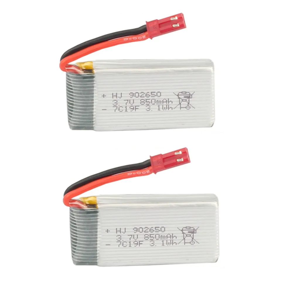 3.7V 850mah 902650 New for Skytech TK110HW for Syma X56 X56W X54HC X54HW RC quadcopter Spare Parts 3.7V battery 2pcs/Sets
3.7V 850mah 902650 New for Skytech TK110HW for Syma X56 X56W X54HC X54HW RC quadcopter Spare Parts 3.7V battery 2pcs/Sets