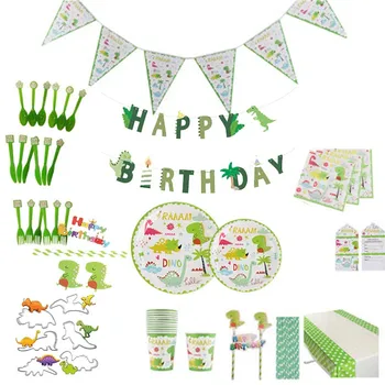 Cartoon Dinosaur Children Birthday Party Decoration Banner Paper Cup Paper Plate Tablecloth Dessert Table Set KK22
Cartoon Dinosaur Children Birthday Party Decoration Banner Paper Cup Paper Plate Tablecloth Dessert Table Set KK22