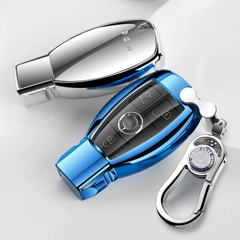 Car TPU New key case cover Key protective shell holder for Mercedes benz A B R G Class GLK GLA w204 W251 W463 W176 | Автомобили и