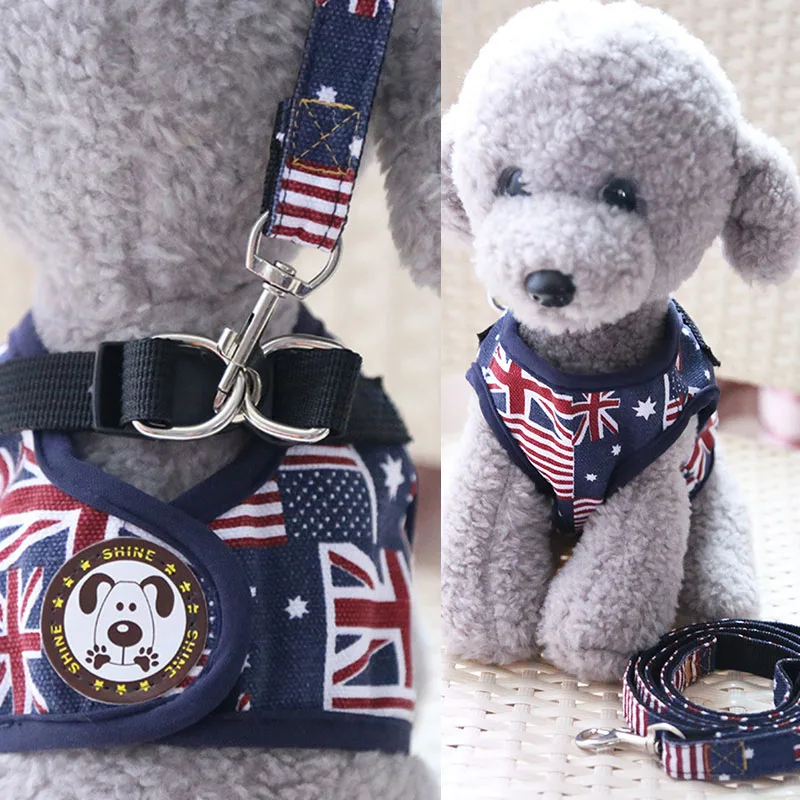 Suitable for pet supplies in all seasons flag pattern Leash on chest back suitable for small and medium-sized dogs cats and dogs
Suitable for pet supplies in all seasons flag pattern Leash on chest back suitable for small and medium-sized dogs cats and dogs