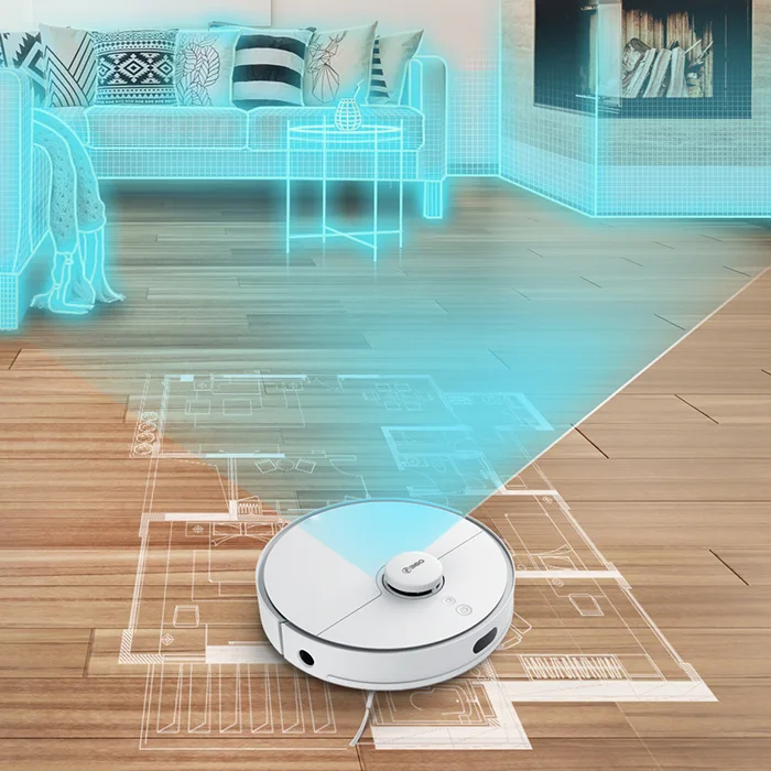 Vacuum Cleaning Robot 2000PA Large Suction Laser Navigation Lidar Map Automatic Recharging Intelligent Vacuum Robot Home
Vacuum Cleaning Robot 2000PA Large Suction Laser Navigation Lidar Map Automatic Recharging Intelligent Vacuum Robot Home