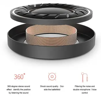 Wired Gaming Headset In-Ear Earphones Noise Cancelling Stereo Earbud with Mic 37MC
Wired Gaming Headset In-Ear Earphones Noise Cancelling Stereo Earbud with Mic 37MC
