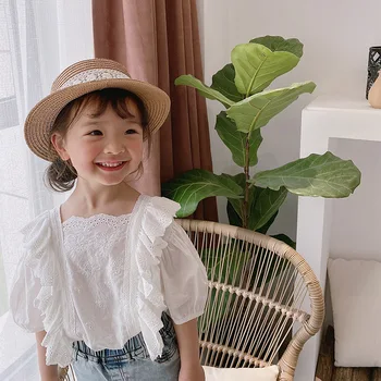 3652 Girl Princes Shirts Summer 2020 Square Collar Sweet Baby Kids Blouses Puff Sleeve Lace Children Tops White Outfits
3652 Girl Princes Shirts Summer 2020 Square Collar Sweet Baby Kids Blouses Puff Sleeve Lace Children Tops White Outfits