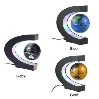 Hot Magne-tic Levitation Floating Globe with C-Shaped Based LEDs Light Levitating World Map Globe for Home Office Desk Decoratio 
Hot Magne-tic Levitation Floating Globe with C-Shaped Based LEDs Light Levitating World Map Globe for Home Office Desk Decoratio