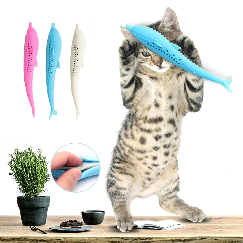 HEYPET New Cats Fish Shape Toothbrush With Catnip Pet Dental Grooming Washing Tooth Brush Silicone Stick Teeth Cleaning Toy
HEYPET New Cats Fish Shape Toothbrush With Catnip Pet Dental Grooming Washing Tooth Brush Silicone Stick Teeth Cleaning Toy
