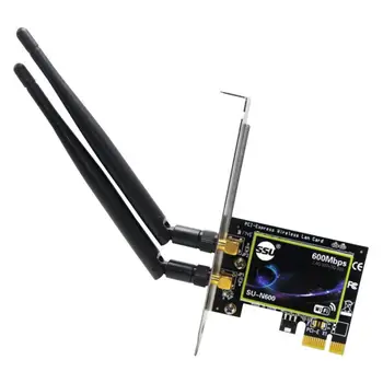 Dual Band 600Mbps PCI Express WiFi Adapter PCI-E Wireless Network Card WIfi 6 Intel AX200 2.4G/5Ghz 802.11ac Wi-fi Card For PC
Dual Band 600Mbps PCI Express WiFi Adapter PCI-E Wireless Network Card WIfi 6 Intel AX200 2.4G/5Ghz 802.11ac Wi-fi Card For PC