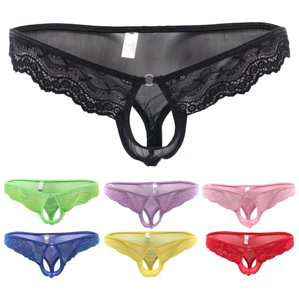 Man Men's Sexy Sheer Transparent Lace Thongs G-string Panties Briefs T Back Panties Open Crotch Jockstrap Gay Underwear Pink Red
Man Men's Sexy Sheer Transparent Lace Thongs G-string Panties Briefs T Back Panties Open Crotch Jockstrap Gay Underwear Pink Red