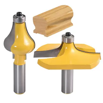 2 Bit Handrail Router Bit Bead Woodworking cutter Tenon Cutter for Woodworking Tools
2 Bit Handrail Router Bit Bead Woodworking cutter Tenon Cutter for Woodworking Tools