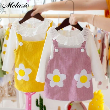 Melario Baby Girls Clothes Set Newborn Infant Girls Dress Long Sleeve Lace T-shirt Tops Sling Dress Children Suit Outfits
Melario Baby Girls Clothes Set Newborn Infant Girls Dress Long Sleeve Lace T-shirt Tops Sling Dress Children Suit Outfits
