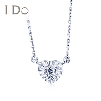 I Do Necklace For Women Fashion 18K White Gold Heart Shape Diamond Pendant Long Necklace Jewelry
I Do Necklace For Women Fashion 18K White Gold Heart Shape Diamond Pendant Long Necklace Jewelry