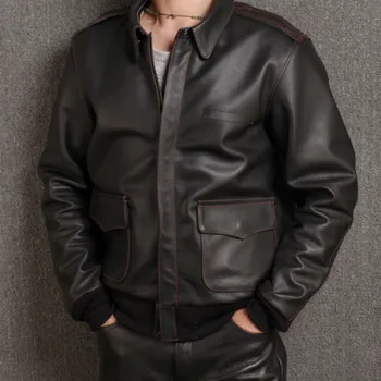 2020 Genuine Cow Leather Jacket Men Spring Autumn Mens Vintage Short Cowhide Coat Real Leather Jackets
2020 Genuine Cow Leather Jacket Men Spring Autumn Mens Vintage Short Cowhide Coat Real Leather Jackets
