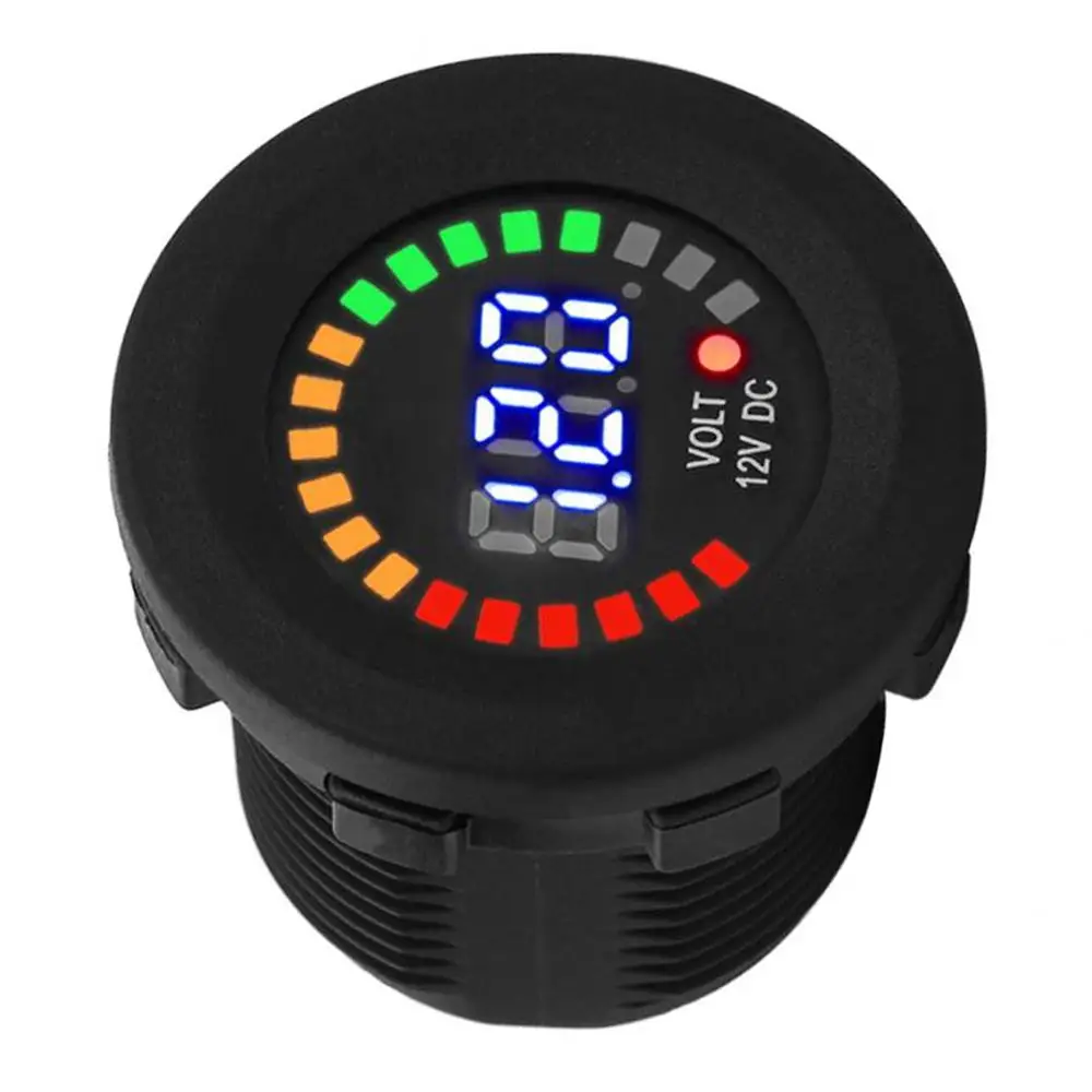 DC 12V Digital Panel Voltmeter Voltage Meter Tester RGB LED Display For Car Auto Motorcycle Boat ATV Truck Refit Accessories
DC 12V Digital Panel Voltmeter Voltage Meter Tester RGB LED Display For Car Auto Motorcycle Boat ATV Truck Refit Accessories
