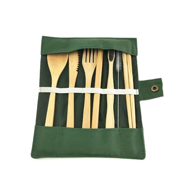 1254 Bamboo travel Cutlery Set with toothbrush Eco-Friendly Wooden Outdoor Portable Utensils bamboo cutlery set 
1254 Bamboo travel Cutlery Set with toothbrush Eco-Friendly Wooden Outdoor Portable Utensils bamboo cutlery set