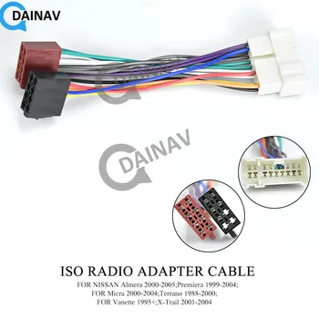 12-018 ISO RADIO ADAPTER CABLE FOR NISSAN Almera 2000-2005;Premiera 1999-2004; Micra 2000-2004;Terrano 1988-2000;Vanette 1995+
12-018 ISO RADIO ADAPTER CABLE FOR NISSAN Almera 2000-2005;Premiera 1999-2004; Micra 2000-2004;Terrano 1988-2000;Vanette 1995+