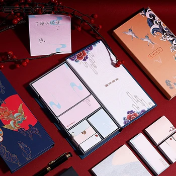 EZONE Chinese Vintage Style Sticky Notes Memo Pad Set Student's Note Pad Self-Adhesive Mini Notebook School Office Supply
EZONE Chinese Vintage Style Sticky Notes Memo Pad Set Student's Note Pad Self-Adhesive Mini Notebook School Office Supply