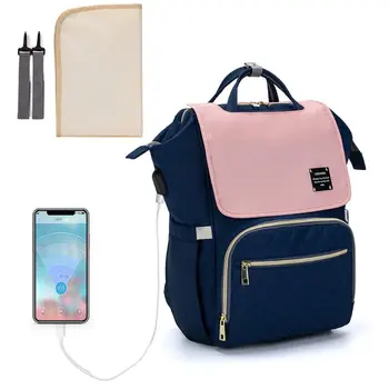 Multifunctional Large Capacity Baby Diaper Mummy Backpack USB Nappy Bag Handbag H8WD
Multifunctional Large Capacity Baby Diaper Mummy Backpack USB Nappy Bag Handbag H8WD