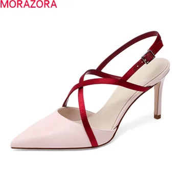 MORAZORA 2020 New Brand high heels shoes genuine leather elegant women pumps fashion pointed toe summer party shoes
MORAZORA 2020 New Brand high heels shoes genuine leather elegant women pumps fashion pointed toe summer party shoes