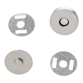 20 Sets Silver Tone Round Magnetic Purse Snap Clasps Closure Purse Handbag 14mm Fermoir
20 Sets Silver Tone Round Magnetic Purse Snap Clasps Closure Purse Handbag 14mm Fermoir
