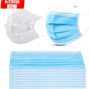 In stcok 100 pcs 3 layer Meltblown cloth Masks Disposable Anti dust mask mouth korean blue White Face Mouth Mask Dropshipping 
In stcok 100 pcs 3 layer Meltblown cloth Masks Disposable Anti dust mask mouth korean blue White Face Mouth Mask Dropshipping