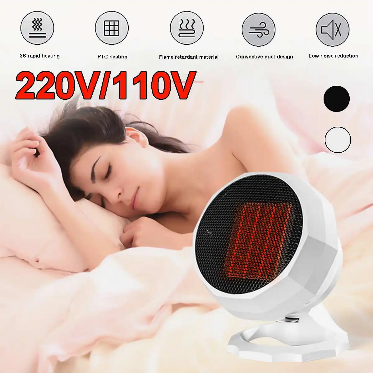 220V 1800W Portable Office Heaters Mini Electric Heaters Home Heaters Fan Convenient Air Heaters Mute Office Convenient Heaters
220V 1800W Portable Office Heaters Mini Electric Heaters Home Heaters Fan Convenient Air Heaters Mute Office Convenient Heaters