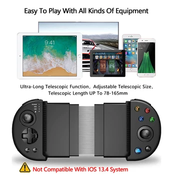 3.5-6.5 Inch Wireless Bluetooth 4.0 Gamepad Mobile Controller Joystick Fit Sleek Touch 360 Degree Rotation For IOS / Android
3.5-6.5 Inch Wireless Bluetooth 4.0 Gamepad Mobile Controller Joystick Fit Sleek Touch 360 Degree Rotation For IOS / Android