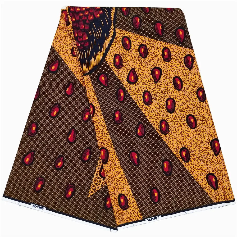 2019 high quality veritable real dutch African wax print fabric sewing fabric for dress use V724
2019 high quality veritable real dutch African wax print fabric sewing fabric for dress use V724