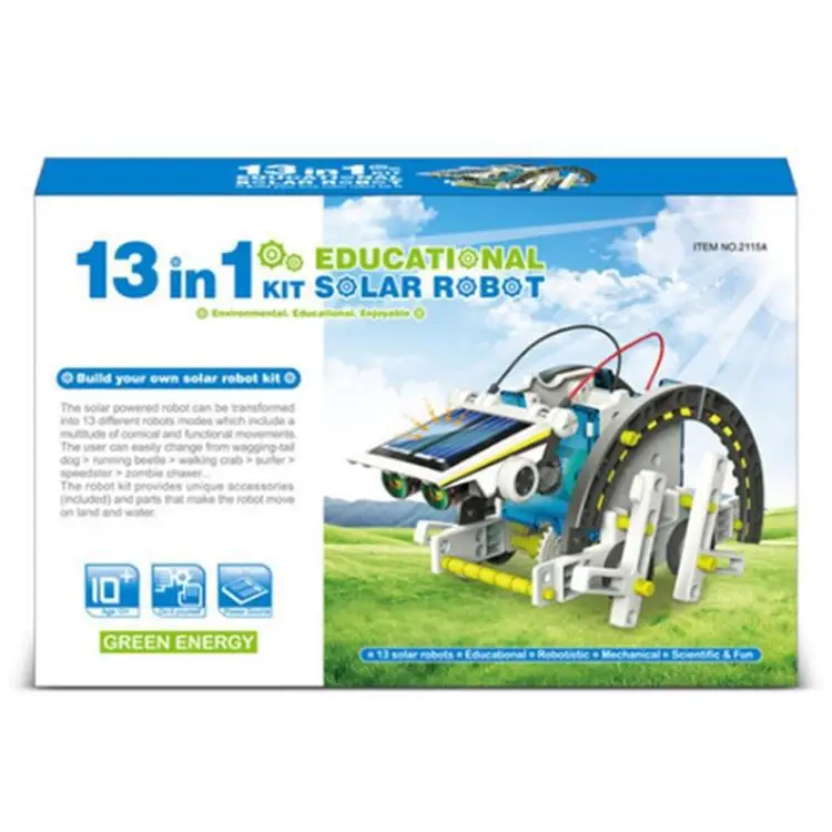 Science China Science Publishing & Media Ltd.(cspm) Stem Toy DIY Solar Robot Thirteen One 13-in-1diy Educational Assembled Toys
Science China Science Publishing & Media Ltd.(cspm) Stem Toy DIY Solar Robot Thirteen One 13-in-1diy Educational Assembled Toys
